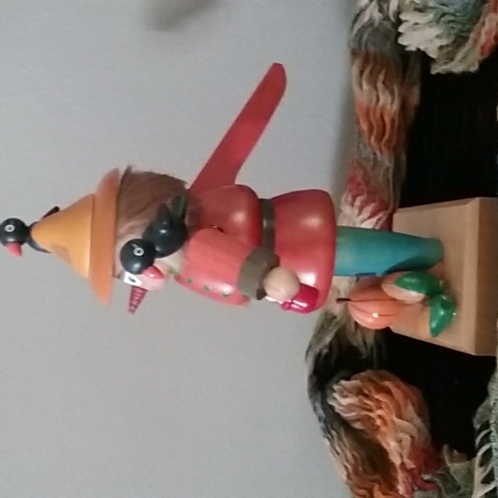 Vintage original Steinbach Scarecrow Nutcracker,  signed addition - Picture 3 of 8